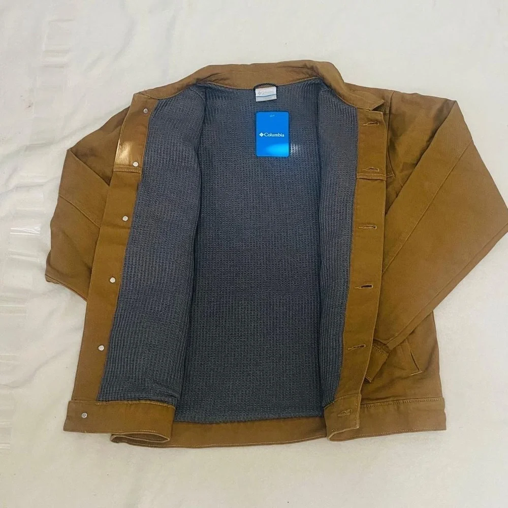 Columbia denim jacket  Very thick